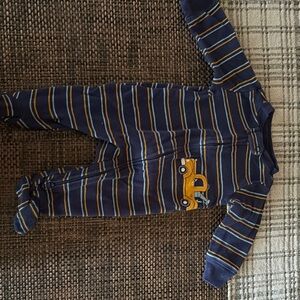 Striped Blue and Yellow Kids One Piece